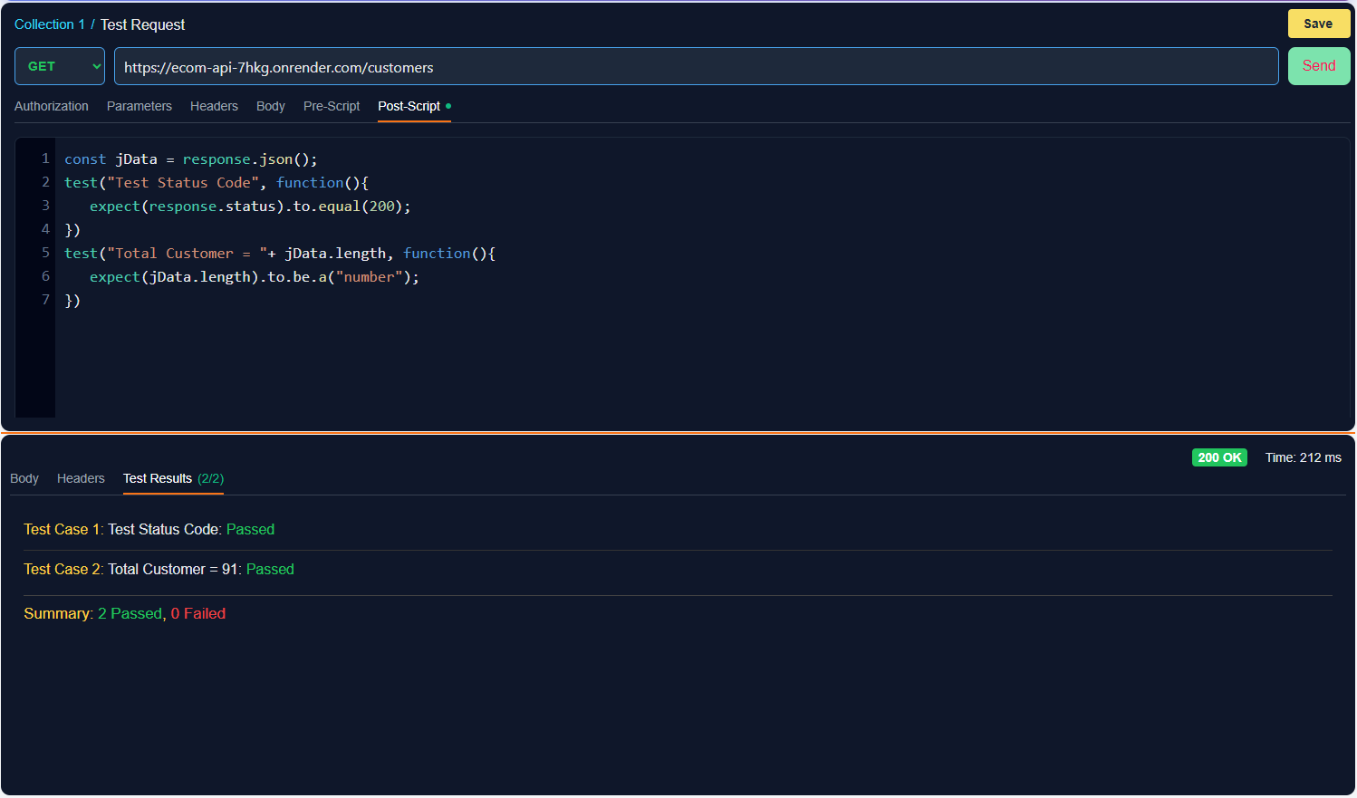 Test Scripts